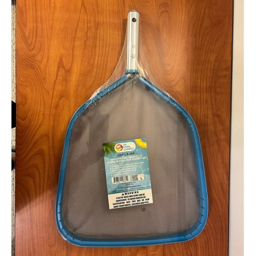 US Pool Supply Professional Heavy Duty Aluminum Leaf Skimmer Net EZ Clip Handle‎